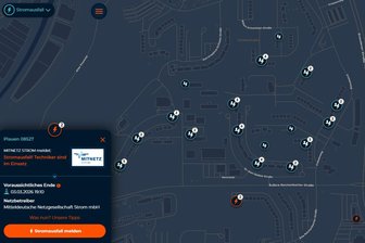 Stromausfall am Dienstagabend in Plauen: Das war der Grund - Aus dem Chrieschwitzer Hang meldeten zahlreiche Betroffene den Stromausfall auf der Plattform Störungsauskunft.de.