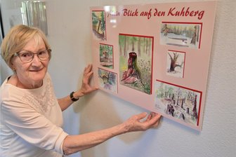 Stützengrün kann auch Kunst: Erste Vernissage bei den Bürsten- und Pinselmachern - Helga Görler hat im Bürgerhaus Stützengrün einige ihrer Werke gezeigt.