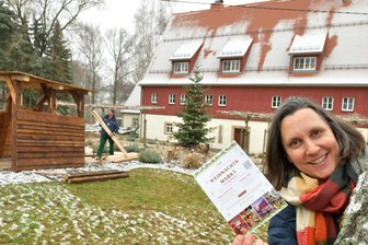 Stylisches Huthaus in Freiberg: So sieht es von innen aus - Am neu ausgebauten Huthaus in Freiberg/Zug findet am Samstag ein kleiner Weihnachtsmarkt mit Bastelstationen statt.