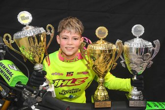 Supercross: Junger Erzgebirger rockt die Westfalenhalle - Drei Starts, drei Siege: Für Eddi Haustein hätte es nicht besser laufen können.