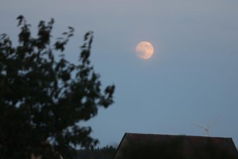 Supermond über Striegistal zu bestaunen - Tim Meyer hat dieses Foto am Mittwoch in Striegistal geschossen.