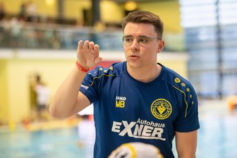 SVV Plauen: Mit zwei Siegen zum vorzeitigen Klassenerhalt? - Maik Bielefeld steht seit knapp zwei Jahren bei den Wasserballern des SVV Plauen als Cheftrainer am Beckenrand.