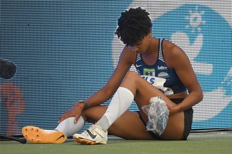 Tag des Mineralwassers in Lichtenau: Welche Botschaft Weitsprung-Olympiasiegerin Malaika Mihambo hat - Wegen einer Verletzung hatte Weitsprung-Olympiasiegerin Malaika Mihambo ihren Start bei der WM abgesagt.