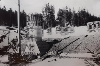 Talsperre Falkenstein: Wie alles begann - Die historischen Bilder vom Bau sind gerade für Zeitzeugen besonders spannend.