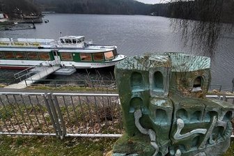 Talsperre Kriebstein: Fahrgastschiffe stechen in See -