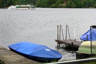 Talsperre Kriebstein: Holzkünstler zeigen ihr Können - Blicka uf die Talsperre Kriebstein