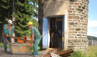 Schacht M der Talsperre Neunzehnhain