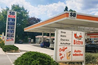 Tankstelle in Reichenbach schließt wegen Umbau - Die SB Tankstelle schließt ab Montag für einen Monat.