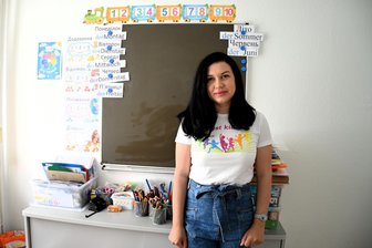 Tanzend eine neue Heimat gefunden: Ukrainerin bringt in Reichenbach Kinder auf die Bühne - Yevheniia Gryshchenko bietet ukrainischen Kindern Tanzunterricht und mehr.