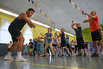 Tanzrausch an der Grundschule -