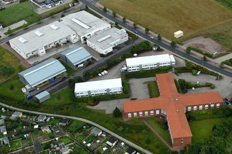 Technologiepark: Stadt wird Mehrheitseigner - Das Gelände des Technologiepark Mittweida von oben.
