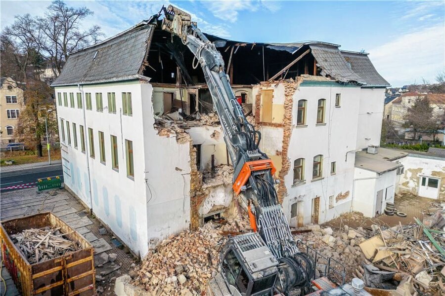 Termin für Baustart des Ellefelder neuen Bürgerhauses steht - Der ehemalige Ellefelder Markt ist im November abgerissen worden. 