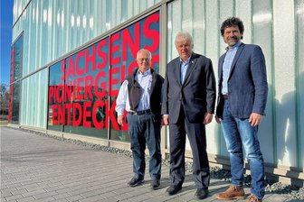 TexTour: Wie Niederwiesa von der Kulturhauptstadt Chemnitz 2025 profitieren will - Thomas Firmenich, Dieter Greysinger und Raik Schubert (v. l.) kooperieren unter der Marke TexTour.
