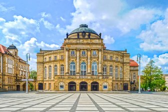 Theater Chemnitz: Ein spannender Spielplan - Das Opernhaus der Theater Chemnitz ist eines der schönsten Gebäude-Ensemble der Stadt.  