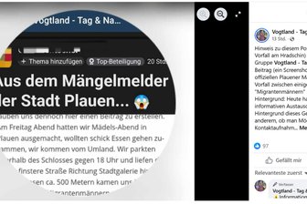 Thema im Stadtrat: Hat es den Vorfall mit belästigten jungen Frauen in der Plauener Innenstadt gegeben? - Wurden Frauen bedroht? Auch im Netz wird rege über die angeblichen Vorkommnisse in der Innenstadt diskutiert.