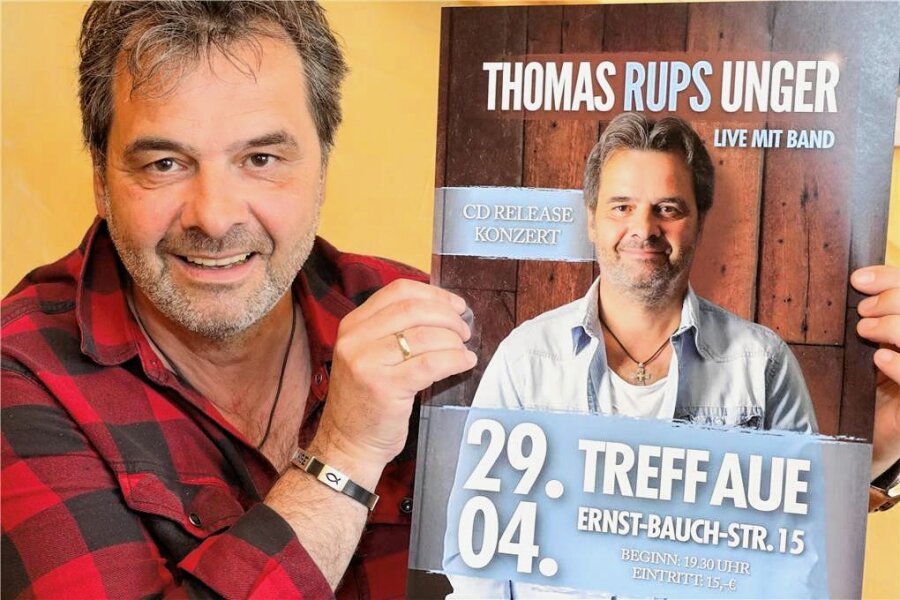 Thomas "Rups" Unger präsentiert in Aue seine neue CD - Thomas "Rups" Unger präsentiert am heutigen Samstag im Treff Aue seine neue CD. 