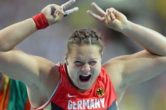Thumer Kugelstoßerin Christina Schwanitz gewinnt WM-Silber - 