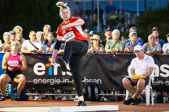 Thumer Werfertag: Mit Ballett zu einer WM-Medaille im Diskuswerfen - Katharina Maisch holte sich beim Thumer Werfertag den Sieg im Kugelstoßen und tankte Selbstvertrauen für die WM.