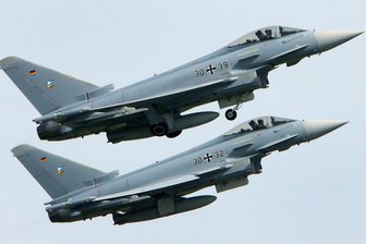 Tiefflieger donnern übers Erzgebirge - Eurofighter
