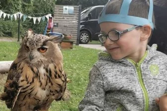 Tierischer Besuch bei den Kleinwaltersdorfer "Kastanienzwergen" -