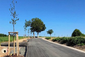 Tirpersdorf: Straßenfreigabe verzögert sich - Die erneuerte Kreisstraße.