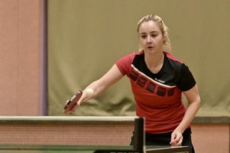 Tischtennis-Oberliga: Nach Kantersieg verlieren die Zwickauer Frauen eine knappe Kiste - Melanie Hüttel sorgte am Samstag für das spannendste Duell am Heimspieltag.