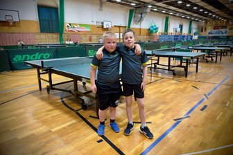 Tischtennis: Post SV Plauen feiert die nächsten Erfolge - Ein starkes Plauener Duo: Luke Pietzsch (links) und Theo Kirschner.