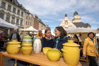 Töpfermarkt in Plauen sehr gut besucht -