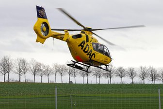 Töpfermarkt in Waldenburg: Das war der Grund für den Rettungshubschrauber-Einsatz am Sonntag - Der Rettungshubschrauber „Christoph 46“ ist am Sonntagmittag in Waldenburg gelandet.
