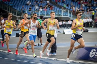 Tom Förster: Wem der EM-Starter aus Glauchau bei Olympia die Daumen drückt - Bei der EM im Juni in Rom war Tom Förster (Zweiter von rechts) noch mittendrin. Bei Olympia schaut er vor dem Fernseher zu. Zumindest in diesem Jahr.