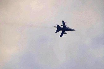 Tornado-Flugzeuge über Burgstädt - Kampfflugzeuge der Bundeswehr wie dieses haben Burgstädt überflogen.