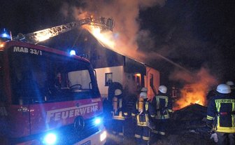 Löscharbeiten