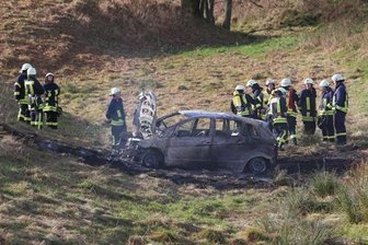 Toter in ausgebranntem Auto gefunden -