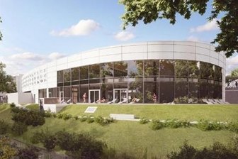 Tourismus: Soletherme öffnet Mitte September - Außenansicht Soletherme Bad Elster