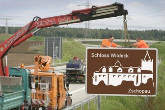 Autobahnschild