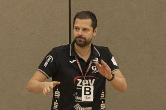 Trainer des BSV Sachsen Zwickau: "Gefühlt ist der Anschluss hergestellt" - BSV-Sachsen-Zwickau-Trainer Norman Rentsch. Foto: Marko Unger