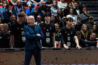 Trainer Rodrigo Pastore nach dem starken Sieg der Niners Chemnitz im Eurocup: „Jetzt brauchen wir endlich Konstanz“ - Er war zufrieden, fordert nun aber die nächsten guten Spiele ein: Niners-Trainer Rodrigo Pastore.