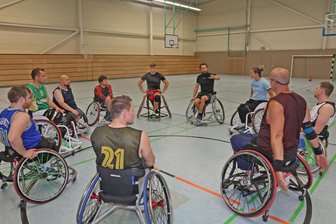 Trainingsstart bei den Rollstuhlbasketballern - 