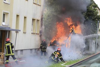 Transporter brennt komplett aus -