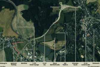 Trasse für Höhenradweg Göltzschtal in Rebesgrün nach Bürgerprotest abgelehnt - Der Radweg in Rebesgrün ist abgelehnt. Der Stadtrat folgte dem Willen der Anwohner.