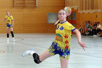 Traumstart für Marienbergs Handballerinnen - Verwandelte alle fünf Siebenmeter und traf zudem noch viermal aus dem Spiel heraus: Sarah Martin.