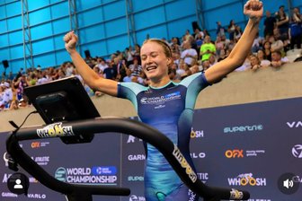 Triathletin aus dem Erzgebirge überrascht bei außergewöhnlicher WM mit Bronze - Durfte in London jubeln: Julia Bröcker
