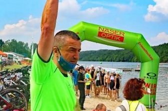Triathlon lockt mehr als 400 Starter an - Organisationsleiter Ronny Enke konnte mehr als 400 Starter auf die Strecken schicken.