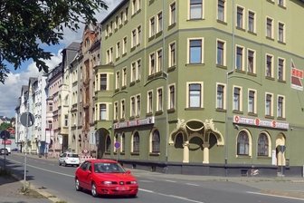 Trockental: Straße nach Talsenke benannt - Dieses Haus steht an der Trockentalstraße in Plauen. 