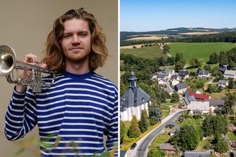 Trompete trifft Orgel – und das mitten im Erzgebirge - Ruben Drenth ist ein virtuoser Trompeter und spielt nun in Forchheim.
