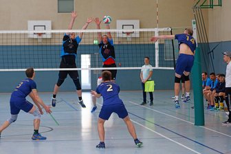 Trotz Sieg gegen Spitzenreiter: Warum der Plan von St. Egidien in der Volleyball-Sachsenklasse nicht aufging - Im Spiel gegen Wildenfels konnte sich St. Egidien unter anderem im Blockspiel deutlich steigern.