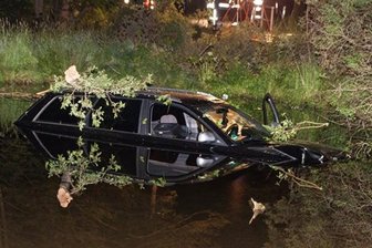 Trunkenheitsfahrt endet in Tümpel - 