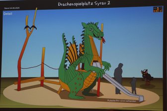 Turbulente Debatte um neuen Spielplatz an der Drachenhöhle Syrau: Wofür sich eine Gemeinderätin der AfD entschuldigen musste - Die Idee für den neuen Spielplatz an der Drachenhöhle.
