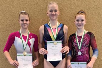 Turn-Trio fährt zum Deutschlandcup - Laney Meichsner, Marie Drechsel und Charlott Wunderlich haben gut lachen. Sie werden die Turn-Abteilung des ESV Lok Zwickau Anfang November beim Deutschland-Cup vertreten.