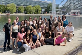 Turnerinnen des TSV Hartmannsdorf stellen beim Turnfest in Leipzig die größte mittelsächsische Riege - Mit 29 Sportlerinnen war der TSV Hartmannsdorf beim Turnfest in Leipzig dabei.